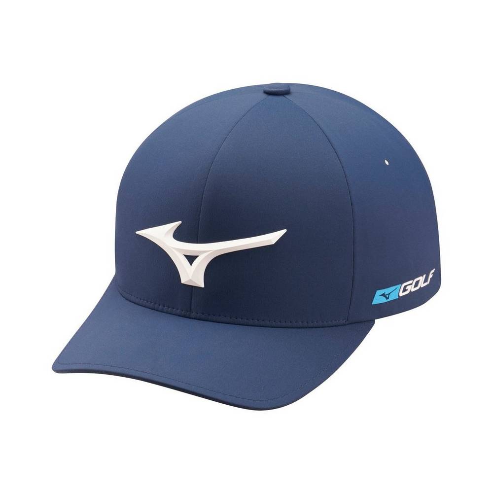 Gorro Mizuno Tour Delta Fitted Hombre Azul Marino Comprar WAOT-02385